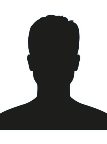 Man avatar profile. Male face silhouette or icon isolated on white background. Vector illustration.